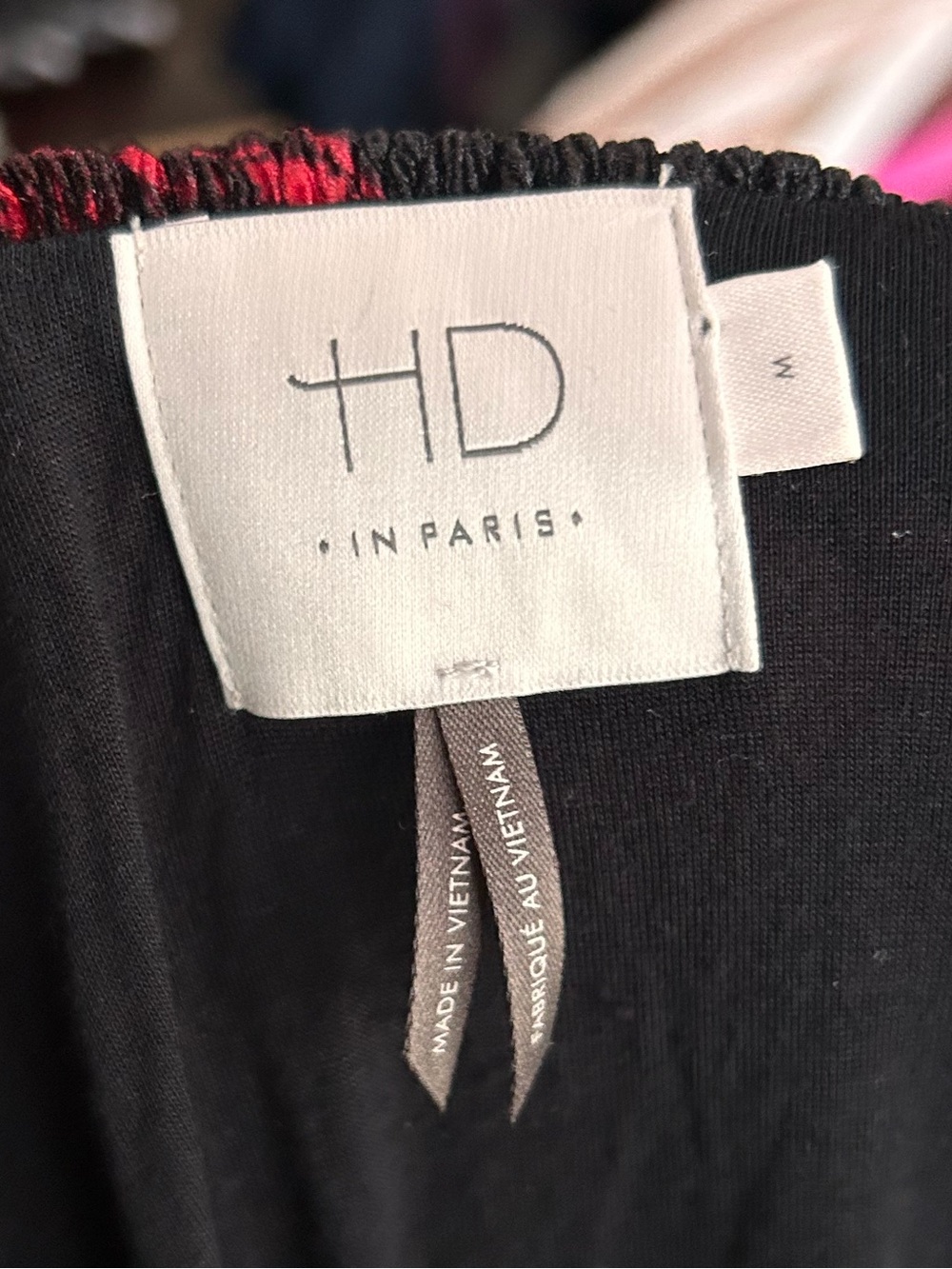 Anthropologie HD in Paris Dierdre Velvet Column Dress in Red Sz M - Picture 9 of 9